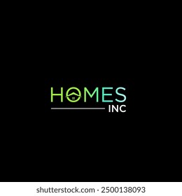 Home Logo Design Icon Typography. Logo Wordmark with Combination Letter Home and Object Roof.