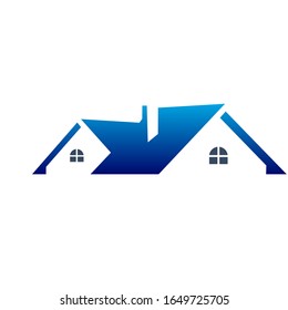home logo design modern template