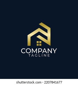 diseño de logotipo de casa y plantillas de vector premium