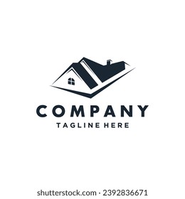 Home logo design. Realty, Property and Real estate logo concept. house roof icon, Real Estate logo, Roof Construction logo