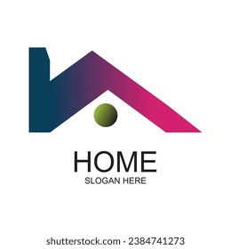Home logo design simple concept Premium Vector