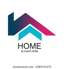 Home logo design simple concept Premium Vector