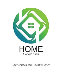 Home logo design simple concept Premium Vector