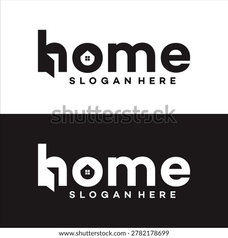 Home logo design template illustration vector