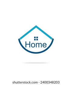 Plantilla de diseño del logotipo del hogar moderna.