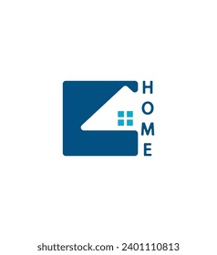 Home logo design template modern.
