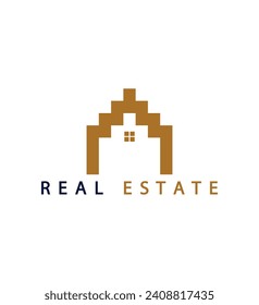 Home logo design template modern.