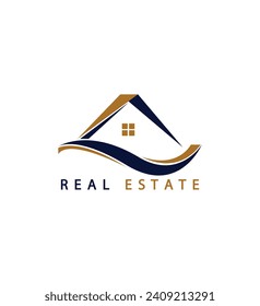 Home logo design template modern.