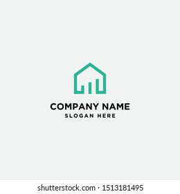 home logo design template. vector