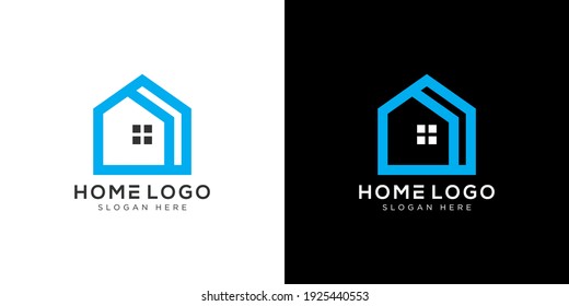 home Logo Design Template vector