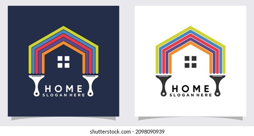 home logo design with unique and creative concept