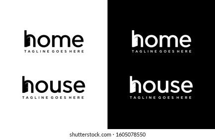 Home for logo design vector editable