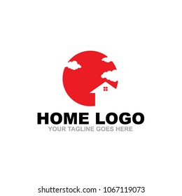 Home logo design vector icon template
