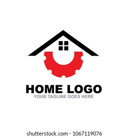 Home logo design vector icon template