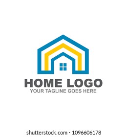 Home logo design vector icon