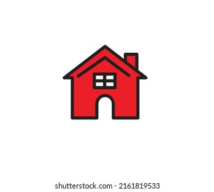 Icono de vector de diseño de logotipo doméstico