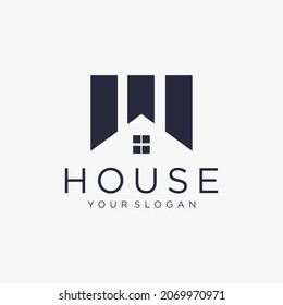 ilustración vectorial de diseño de logotipo casero