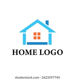 Diseño del logotipo casero, logotipo del Vector, diseño de la ilustración