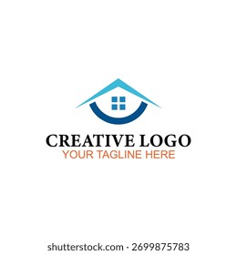 Home logo design, vector logo, illustration logo design