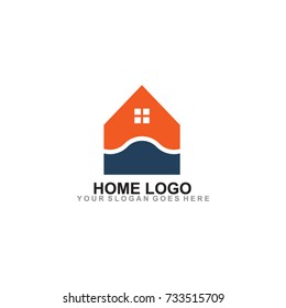 Home Logo Design Vector Illustration