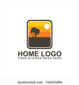 home logo design vector illustration