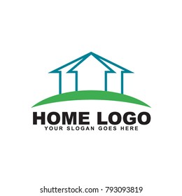 Home logo design vector illustration eps 10
