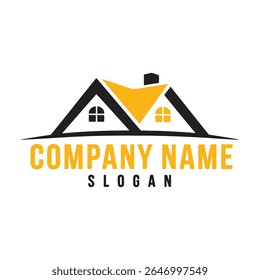 Home Logo Design Vetor, Design de logotipo imobiliário, Design de logotipo exclusivo e profissional 