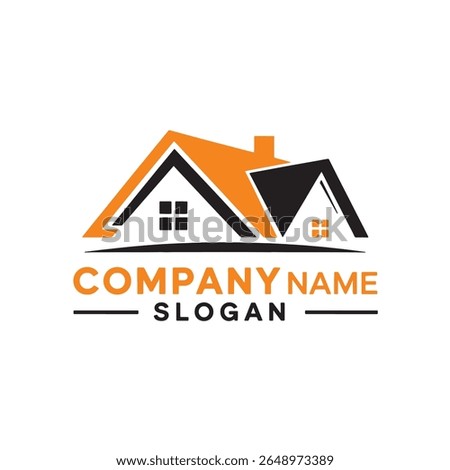 Home Logo Design Vector, Real estate Logo Design Vector, unique and professional House logo design, 