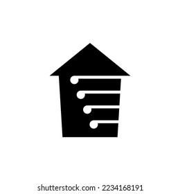 signo vectorial de diseño de logotipo doméstico