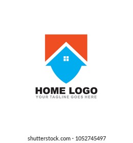 Home logo design vector template
