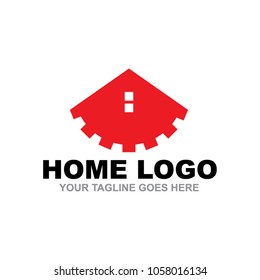 Home logo design vector template