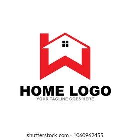 Home logo design vector template