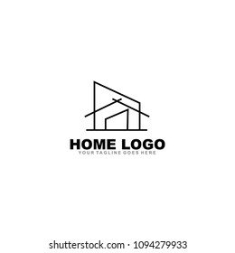 Simple Home Industry Logo Chimney Stock Vector (Royalty Free ...