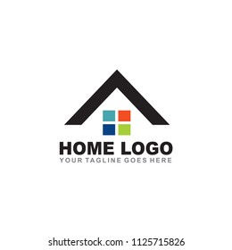 Home logo design vector template