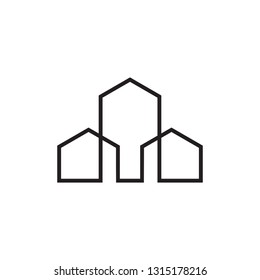 Home logo design vector template