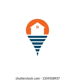 Home logo design vector template