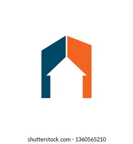 Home logo design vector template