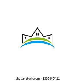 Home logo design vector template
