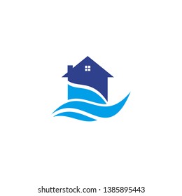 Home logo design vector template