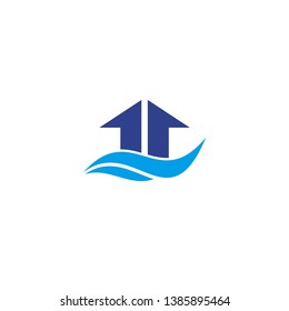 Home logo design vector template