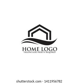 Home logo design vector template
