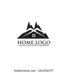 Home logo design vector template