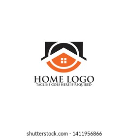 Real Estate Vector Logo Design Simple Stock Vector (Royalty Free) 433364548