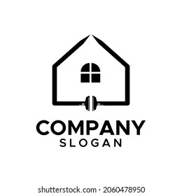 Home logo design vector template inspiration