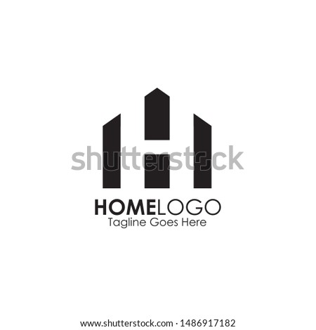 Home logo design vector template
