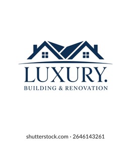 Vector de diseño de logotipos para el hogar, diseño de logotipos para el hogar único y profesional, diseño de logotipos para bienes raíces