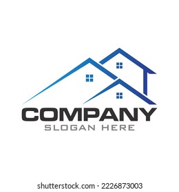 Home logo, House logo, Real Estate logo, Builder, Construction