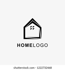 Home logo Icon. Creative home logo detailing with clean background
