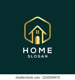 Home logo icon design template. luxury, vector.