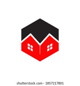 Plantilla vectorial de diseño de iconos de logotipo doméstico